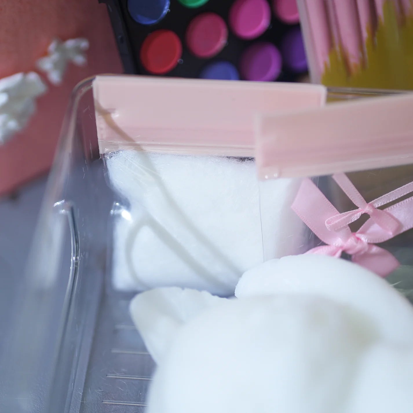 The DIY Kit of Squishy Slim Kitty and Fat Kitty (48items included)