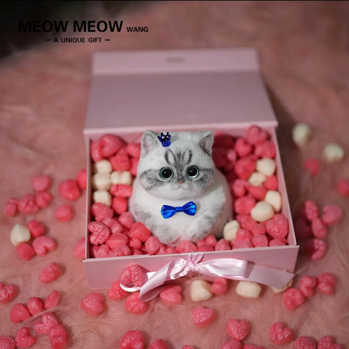 White Chubby Dumpling Squishy Kitty