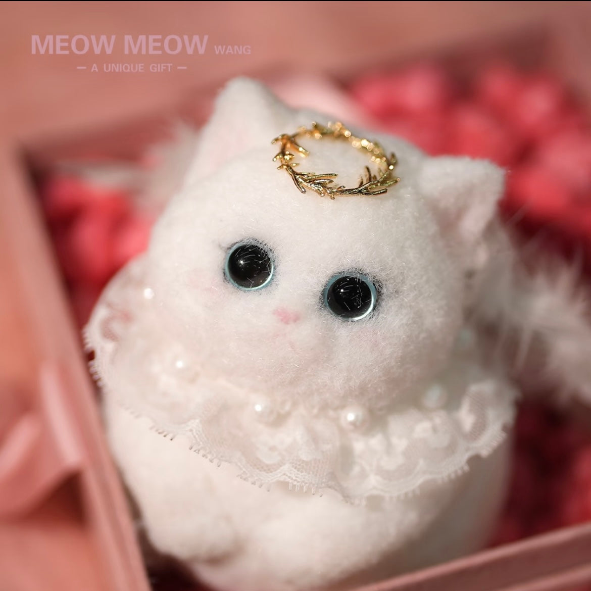 Chubby Squishy Angel Kitty