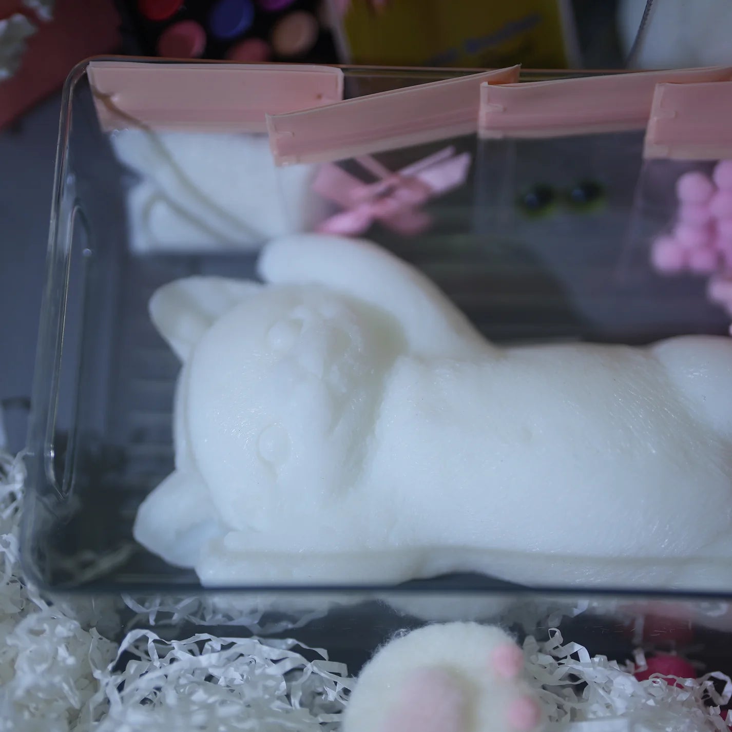 The DIY Kit of Squishy Slim Kitty and Fat Kitty (48items included)