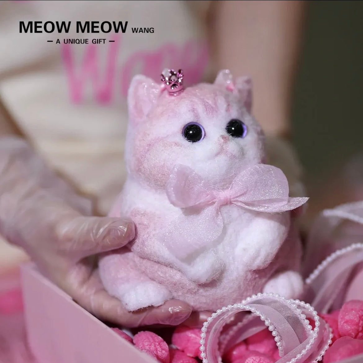 Adorable Pink Strawberry Chubby Squishy Kitty