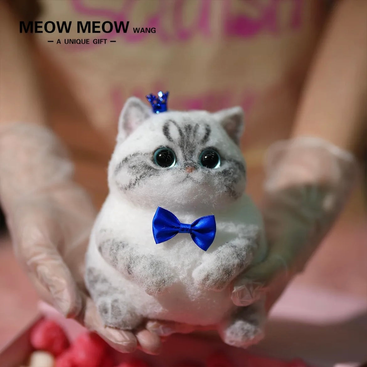 White Chubby Dumpling Squishy Kitty