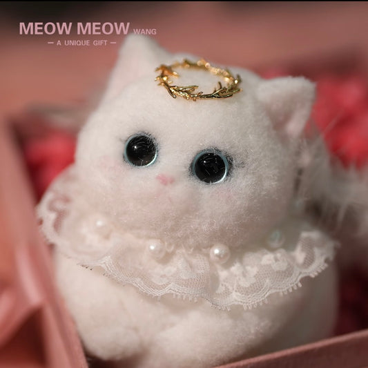 Chubby Squishy Angel Kitty