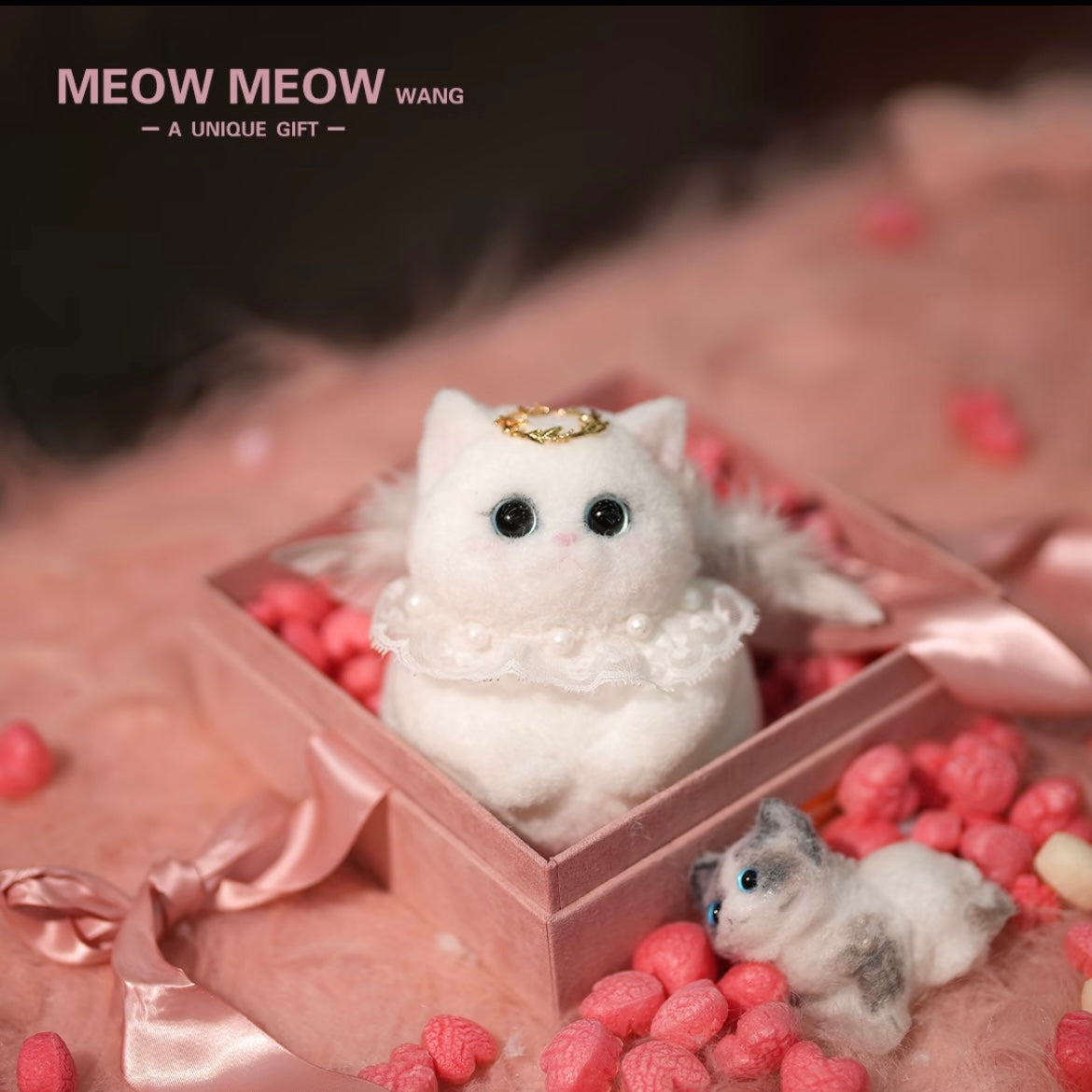 Chubby Squishy Angel Kitty