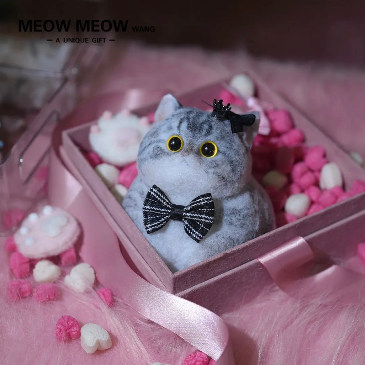 Super Cute Gray Squishy Chubby kitty