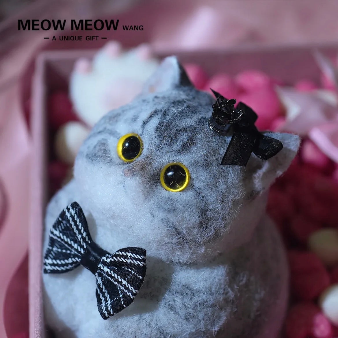 Super Cute Gray Squishy Chubby kitty