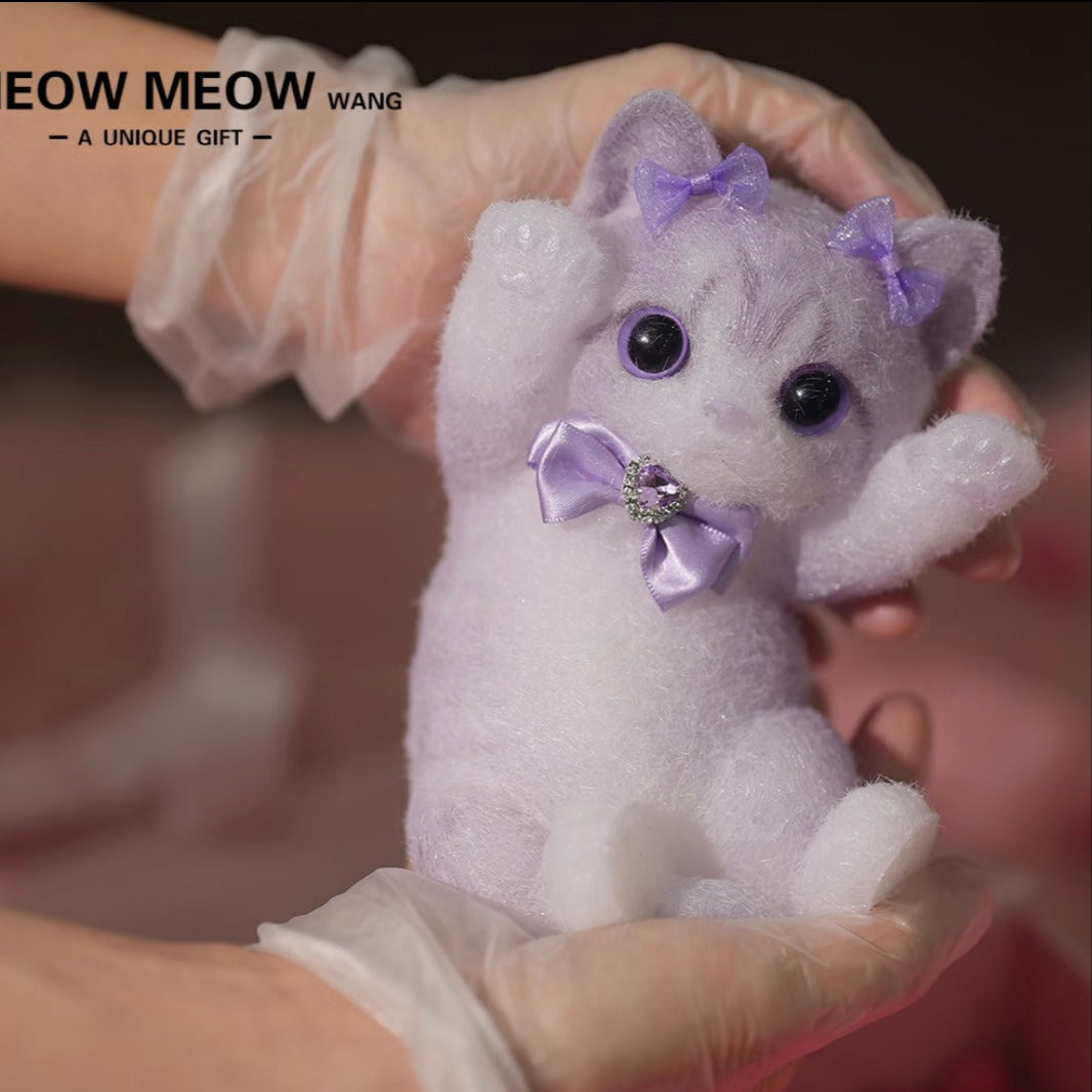 Adorable Purple Squishy Slim Kitty